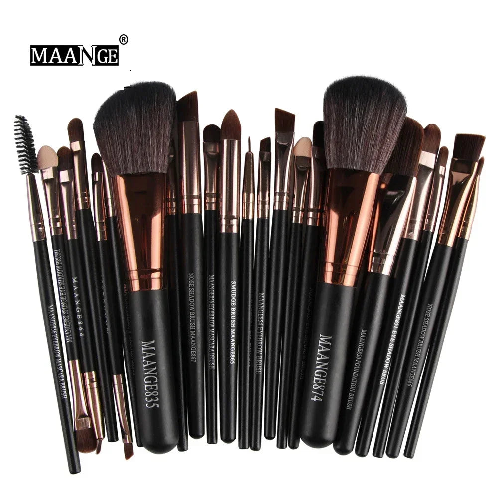 Makeup Brush Set – Professional Beauty Tools for Eyeshadow & Eyeliner Application, 3/13/22 Pcs