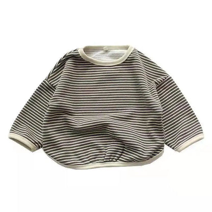 Kids' Cotton Sweatshirt – Long Sleeve Casual Pullover Top for Boys and Girls, Spring & Autumn Clothing