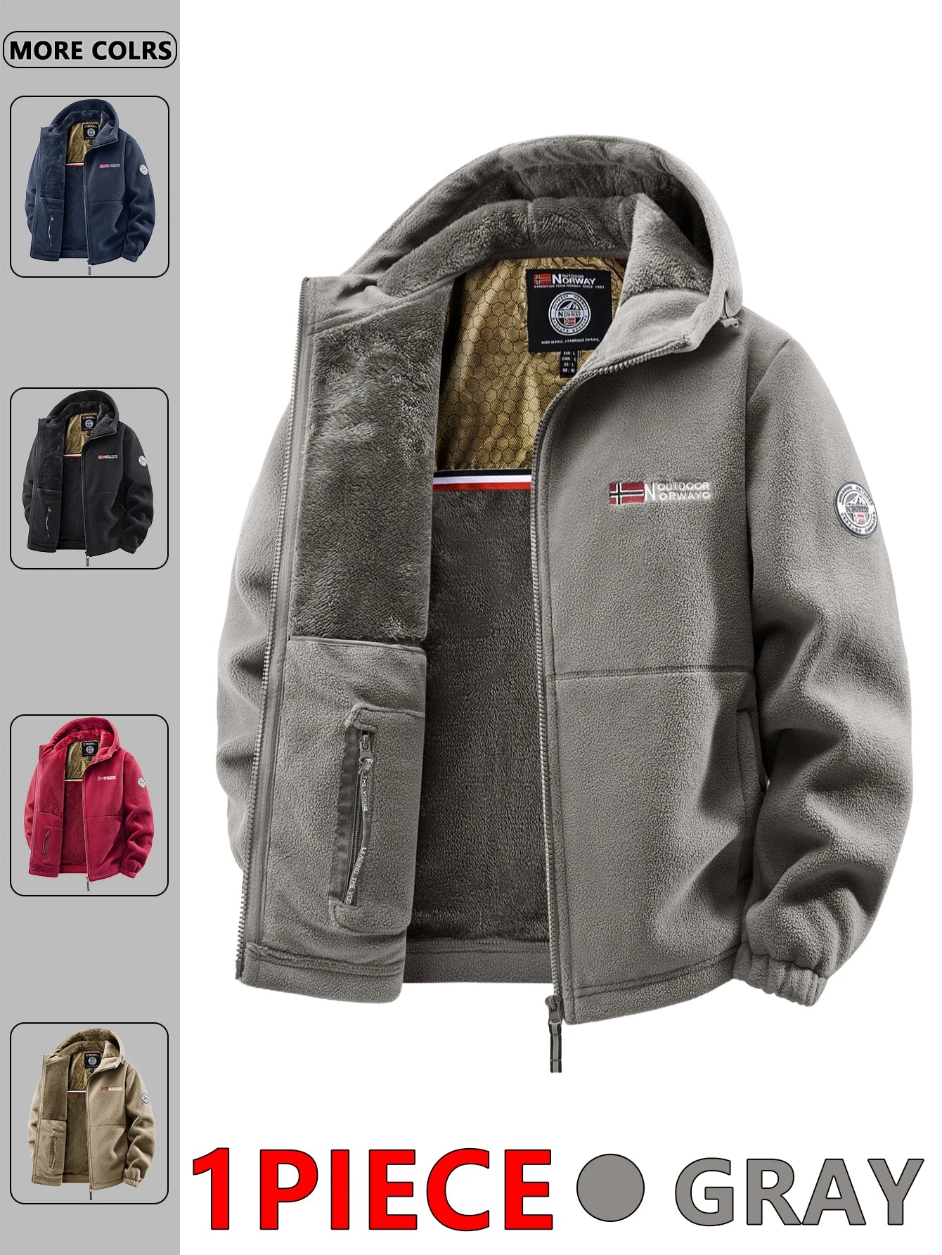 Men's Hooded Jacket for Autumn & Winter – Casual Streetwear for Daily Wear, Travel, Commuting & Outdoor Fashion