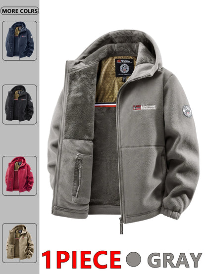 Men's Hooded Jacket for Autumn & Winter – Casual Streetwear for Daily Wear, Travel, Commuting & Outdoor Fashion