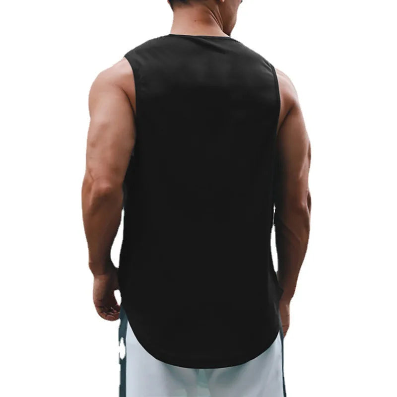 Men's Quick Dry Workout Tank Top – Lightweight Sleeveless Athletic Shirt for Gym, Fitness & Basketball