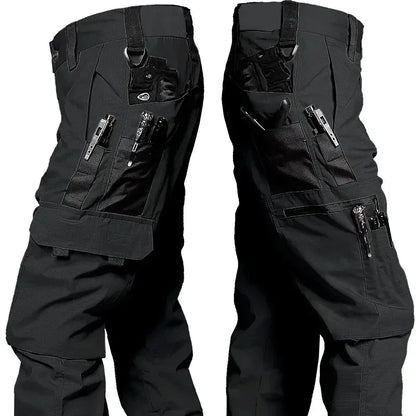 Men's Waterproof Tactical Work Pants – Multi-Pocket Cargo Trousers for Outdoor & Hiking