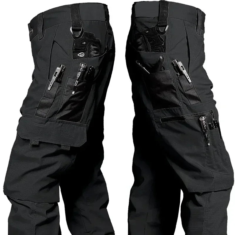Men's Waterproof Tactical Work Pants – Multi-Pocket Cargo Trousers for Outdoor & Hiking
