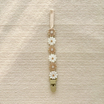 Little Daisy Baby Pacifier Clips Pacifier Chain Nipple Bracket Holder for Nipples Toddler Girl Baby Shower Gift Baby Accessories