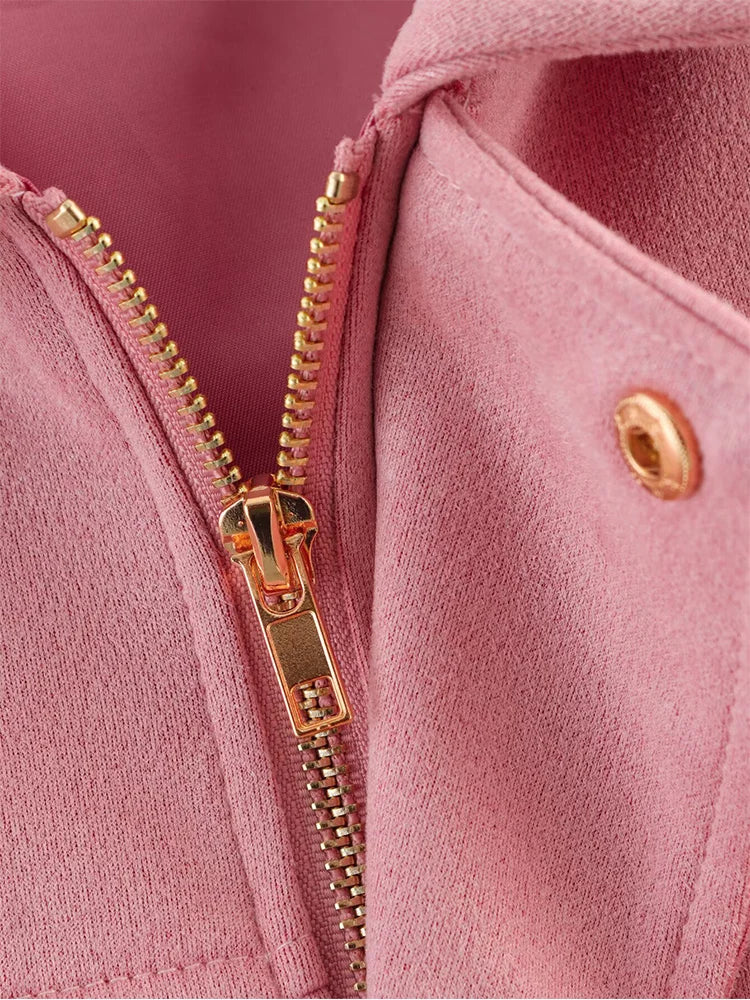 Women's Oversized Suede Bomber Coat – Chic Zipper Jacket, Spring Streetwear Fashion