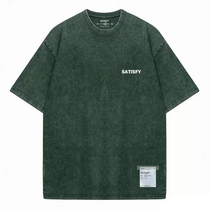 Men's Vintage Distressed Cotton Graphic T-Shirt – Relaxed Fit Crew Neck Short Sleeve Casual Tee