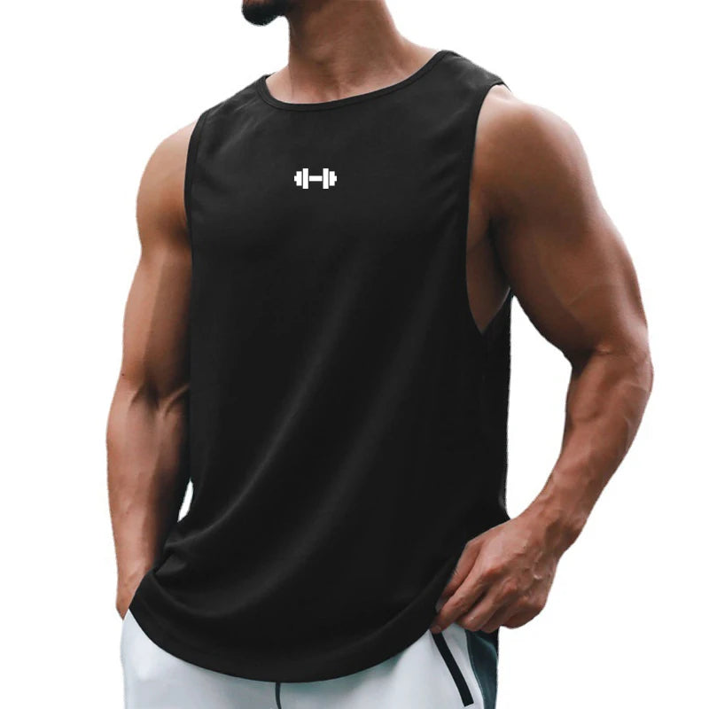 Men's Quick Dry Workout Tank Top – Lightweight Sleeveless Athletic Shirt for Gym, Fitness & Basketball