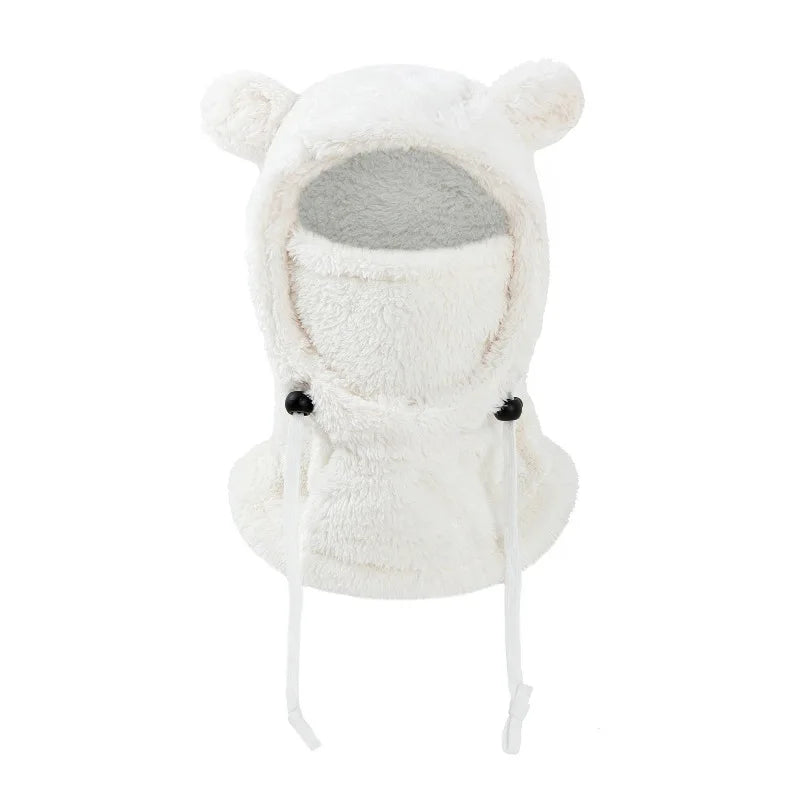 Kids Winter Hat and Scarf Set – Warm Windproof Face Cover with Ear Protection for Boys and Girls Ages 3-10