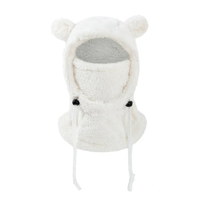 Kids Winter Hat and Scarf Set – Warm Windproof Face Cover with Ear Protection for Boys and Girls Ages 3-10