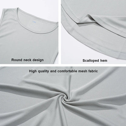 Men's Quick Dry Workout Tank Top – Lightweight Sleeveless Athletic Shirt for Gym, Fitness & Basketball