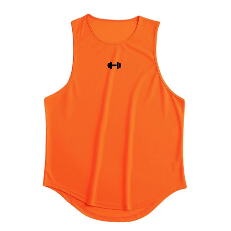 Men's Quick Dry Workout Tank Top – Lightweight Sleeveless Athletic Shirt for Gym, Fitness & Basketball