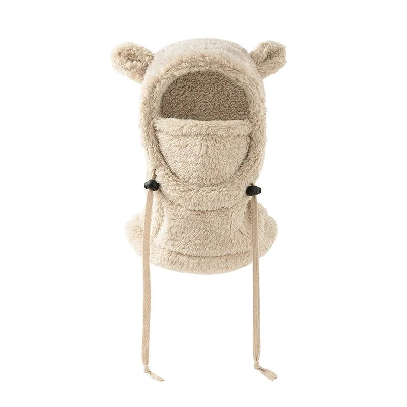 Kids Winter Hat and Scarf Set – Warm Windproof Face Cover with Ear Protection for Boys and Girls Ages 3-10
