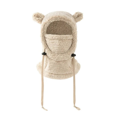 Kids Winter Hat and Scarf Set – Warm Windproof Face Cover with Ear Protection for Boys and Girls Ages 3-10