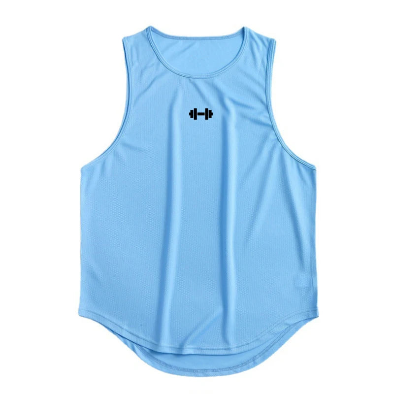 Men's Quick Dry Workout Tank Top – Lightweight Sleeveless Athletic Shirt for Gym, Fitness & Basketball