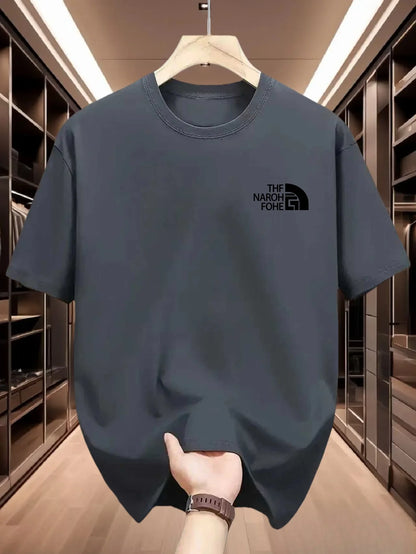 Men's 100% Cotton Crew Neck T-Shirt – Soft, Breathable, Lightweight Casual Tee for Everyday Wear