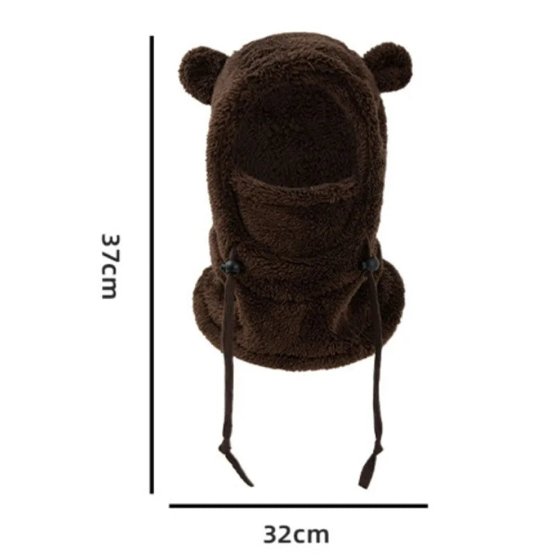 Kids Winter Hat and Scarf Set – Warm Windproof Face Cover with Ear Protection for Boys and Girls Ages 3-10