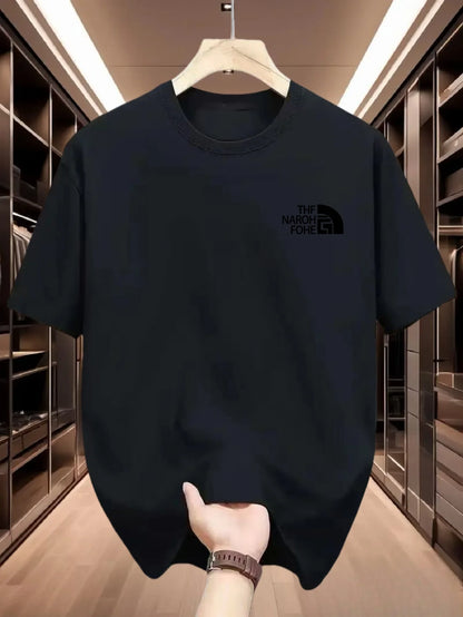 Men's 100% Cotton Crew Neck T-Shirt – Soft, Breathable, Lightweight Casual Tee for Everyday Wear