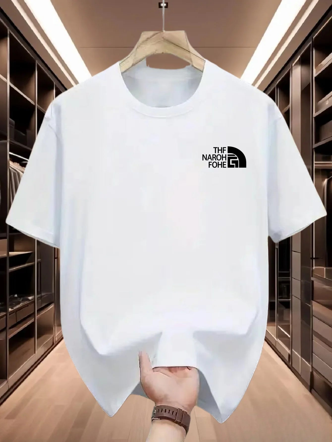 Men's 100% Cotton Crew Neck T-Shirt – Soft, Breathable, Lightweight Casual Tee for Everyday Wear