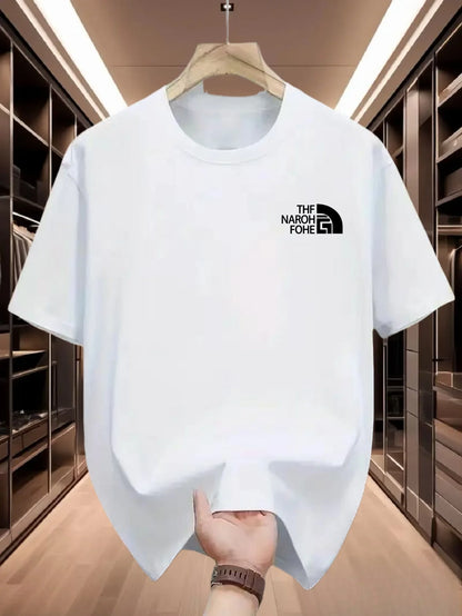 Men's 100% Cotton Crew Neck T-Shirt – Soft, Breathable, Lightweight Casual Tee for Everyday Wear