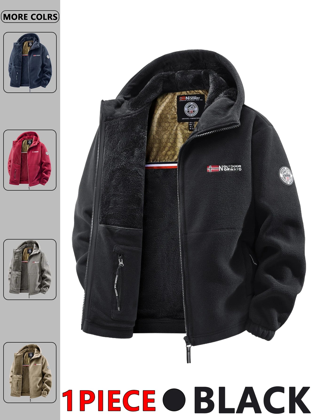 Men's Hooded Jacket for Autumn & Winter – Casual Streetwear for Daily Wear, Travel, Commuting & Outdoor Fashion