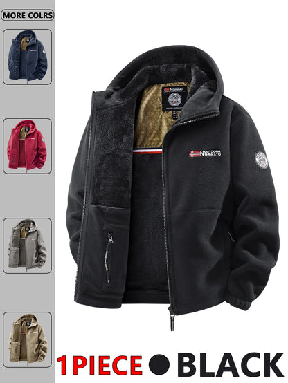 Men's Hooded Jacket for Autumn & Winter – Casual Streetwear for Daily Wear, Travel, Commuting & Outdoor Fashion
