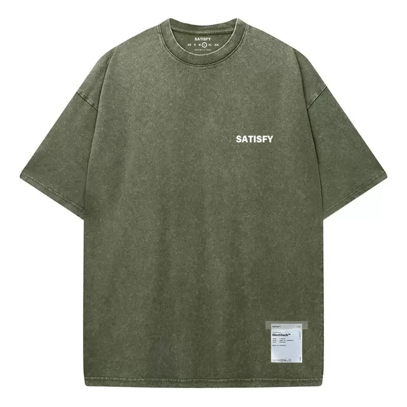 Men's Vintage Distressed Cotton Graphic T-Shirt – Relaxed Fit Crew Neck Short Sleeve Casual Tee