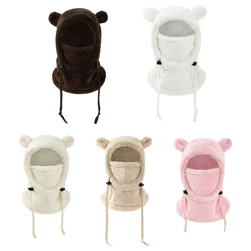 Kids Winter Hat and Scarf Set – Warm Windproof Face Cover with Ear Protection for Boys and Girls Ages 3-10