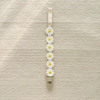 Little Daisy Baby Pacifier Clips Pacifier Chain Nipple Bracket Holder for Nipples Toddler Girl Baby Shower Gift Baby Accessories