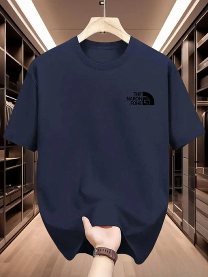 Men's 100% Cotton Crew Neck T-Shirt – Soft, Breathable, Lightweight Casual Tee for Everyday Wear