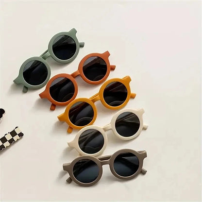 Cute Baby Sunglasses – Kids UV Protection Eyewear for Outdoor Photos & First Birthday Photography Props