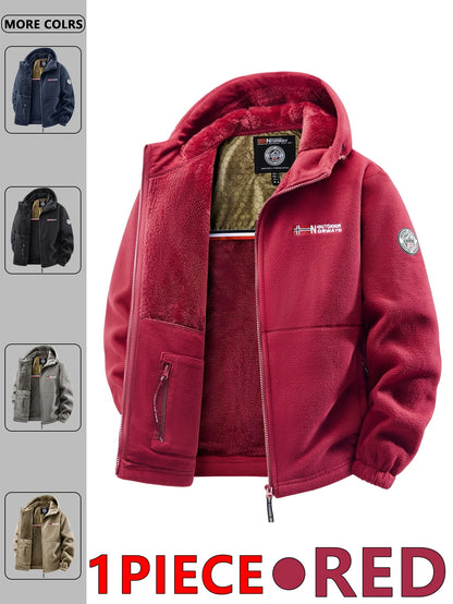 Men's Hooded Jacket for Autumn & Winter – Casual Streetwear for Daily Wear, Travel, Commuting & Outdoor Fashion