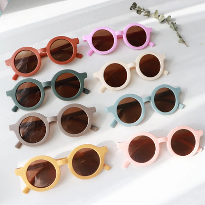 Cute Baby Sunglasses – Kids UV Protection Eyewear for Outdoor Photos & First Birthday Photography Props