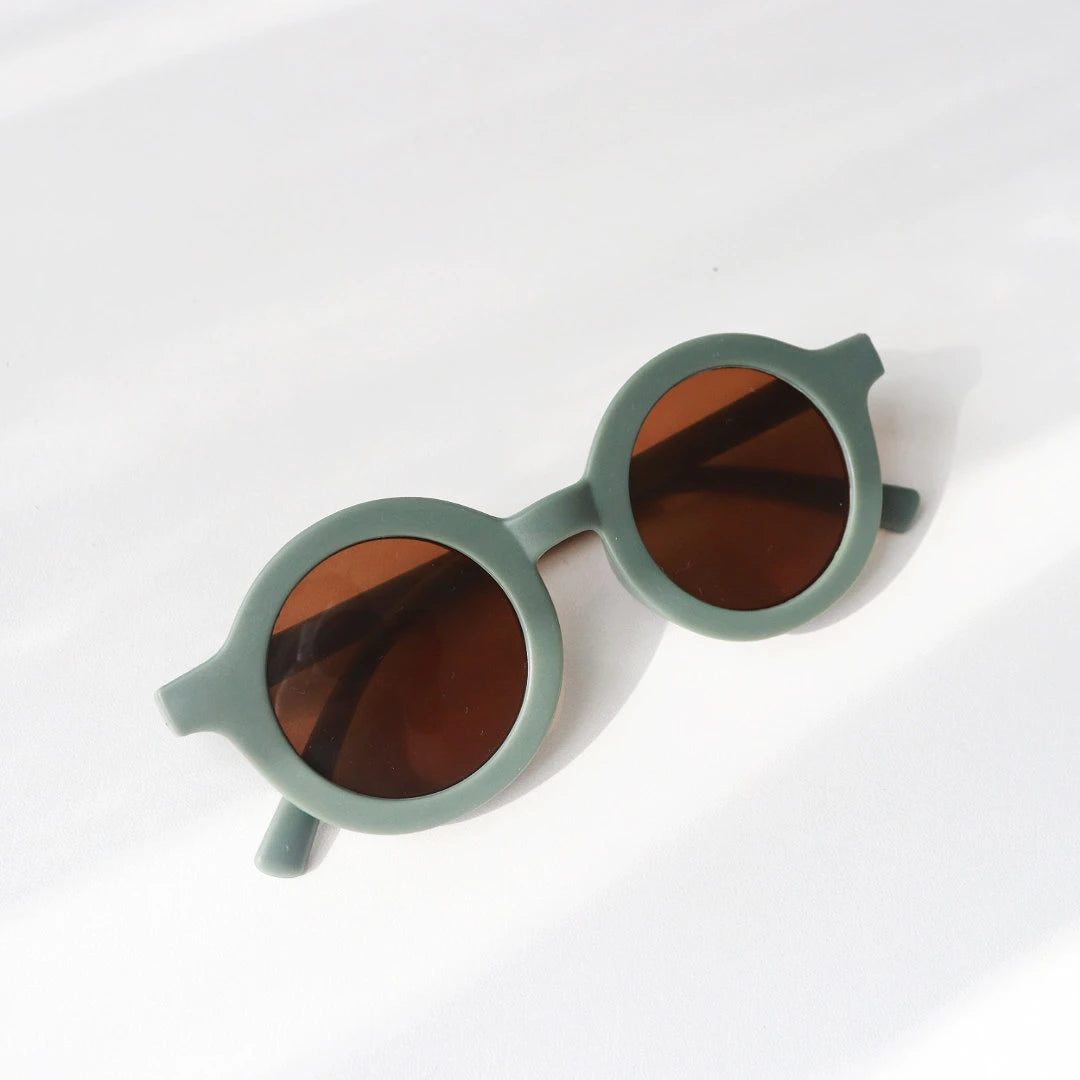 Cute Baby Sunglasses – Kids UV Protection Eyewear for Outdoor Photos & First Birthday Photography Props