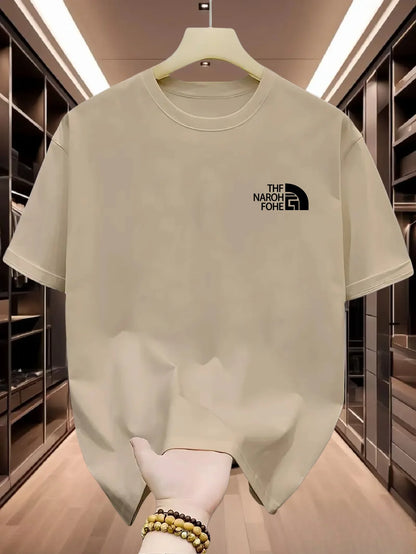 Men's 100% Cotton Crew Neck T-Shirt – Soft, Breathable, Lightweight Casual Tee for Everyday Wear
