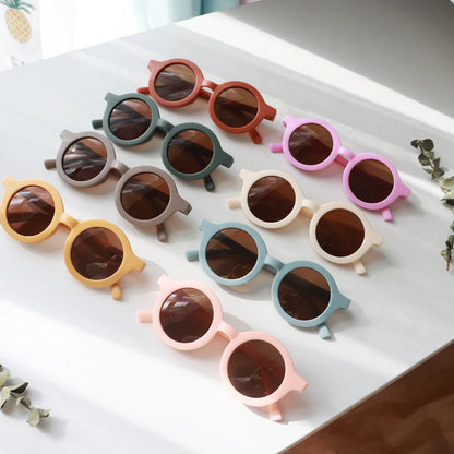 Cute Baby Sunglasses – Kids UV Protection Eyewear for Outdoor Photos & First Birthday Photography Props