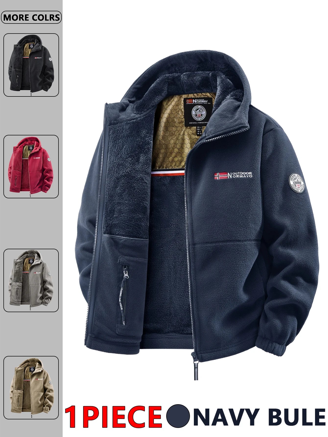 Men's Hooded Jacket for Autumn & Winter – Casual Streetwear for Daily Wear, Travel, Commuting & Outdoor Fashion