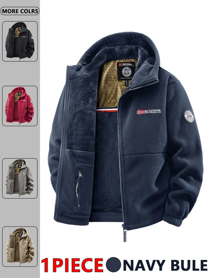 Men's Hooded Jacket for Autumn & Winter – Casual Streetwear for Daily Wear, Travel, Commuting & Outdoor Fashion